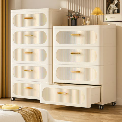 [Llevá 2 Pagá 1] Organizador Multifuncional de 5 Niveles Desmontable con Rueditas (¡Organización y modernidad para tu casa!)