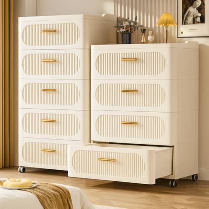 [Llevá 2 Pagá 1] Organizador Multifuncional de 5 Niveles Desmontable con Rueditas (¡Organización y modernidad para tu casa!)