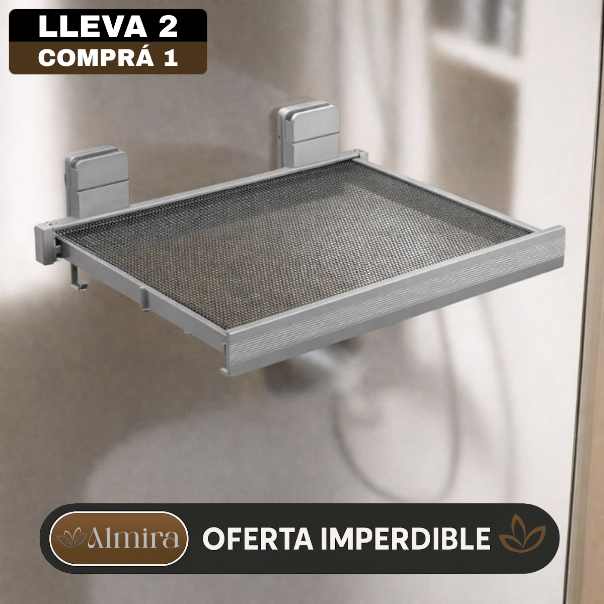 [Llevá 2 Pagá 1] Soporte Organizador Expandible de Acero Inoxidable (¡Tu baño más lindo y organizado!)